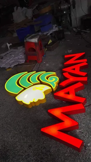 Custom LED Used Channel Letter Sign Acrylic Letters 3D Logo Used Outdoor Lighted Signs