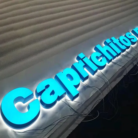 Custom Outdoor and Indoor Acrylic Signs Company Logo LED Signs Outdoor Advertising 3D LED Channel Letters Sign