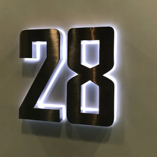 Customized Letters LED Light Backlit Sign