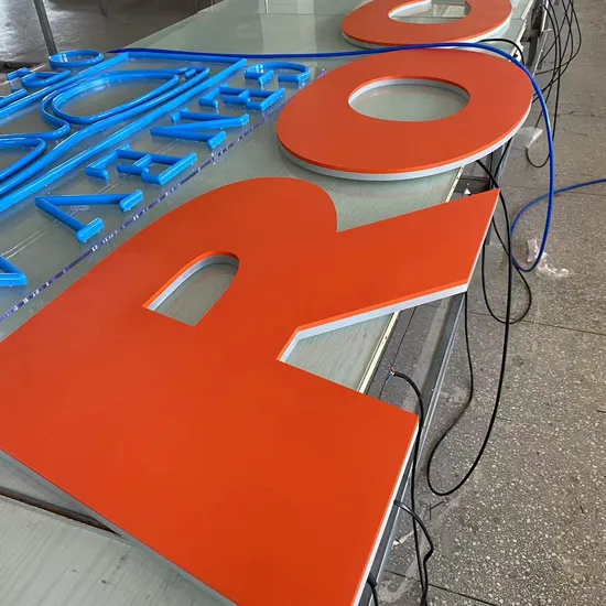 Erybaysign Custom Big LED Letters Light up Letter Sign Acrylic Backlit Signage