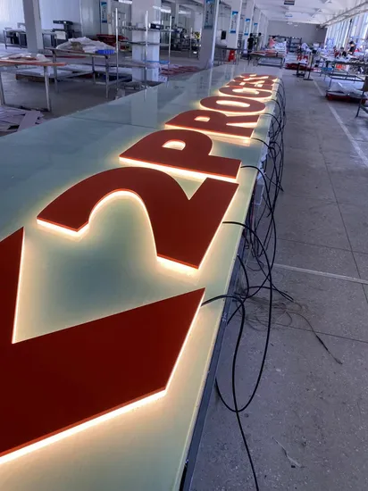 Erybaysign Custom Big LED Letters Light up Letter Sign Acrylic Backlit Signage