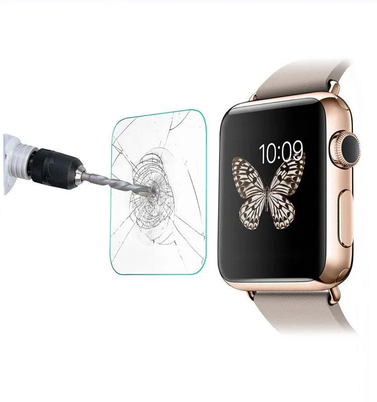 0.33mm Premium Clear Tempered Glass for Apple Watch Ultra 49mm 2.5D 9h iWatch Screen Protector for Apple Watch 7 8 Se 41mm 45mm