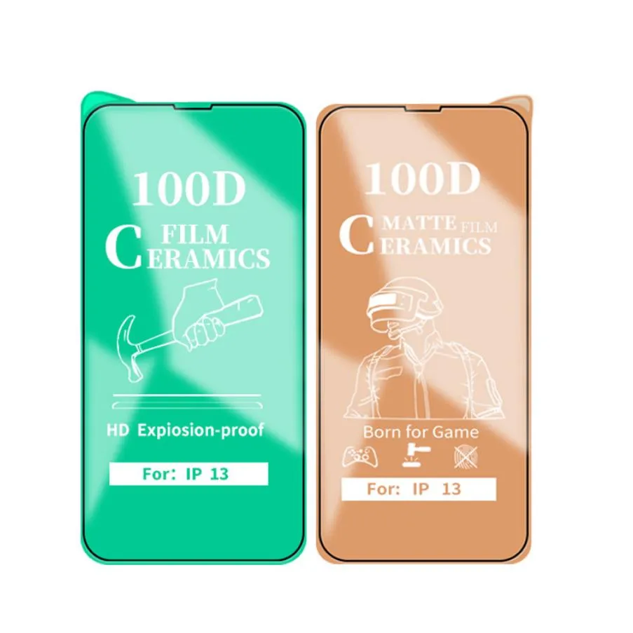 100d Frosted Ceramic Film Tempered Glass Soft Screen Protector Matte for iPhone 16