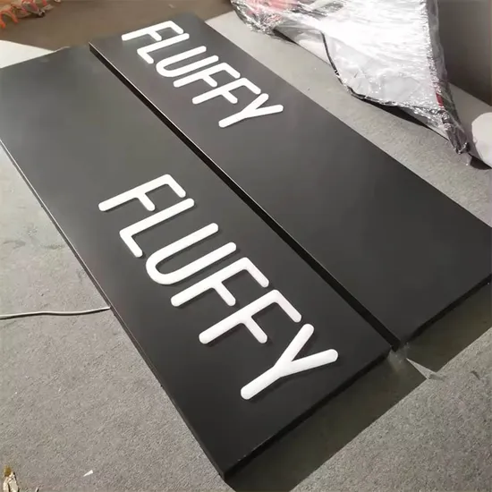 Factory Customized Outdoor LED Light Box Business Storefront Light up Letters Signs