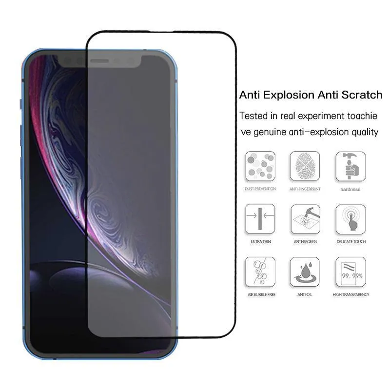 10d Tempered Glass Transparent Full Glue Screen Protector Bulletproof Glass