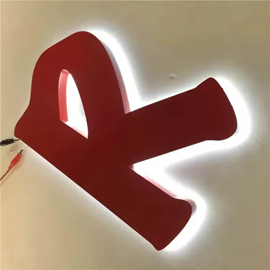 Factory Outlet Backlit 3D LED Letter Light Logo Sign Storefront Signage Custom