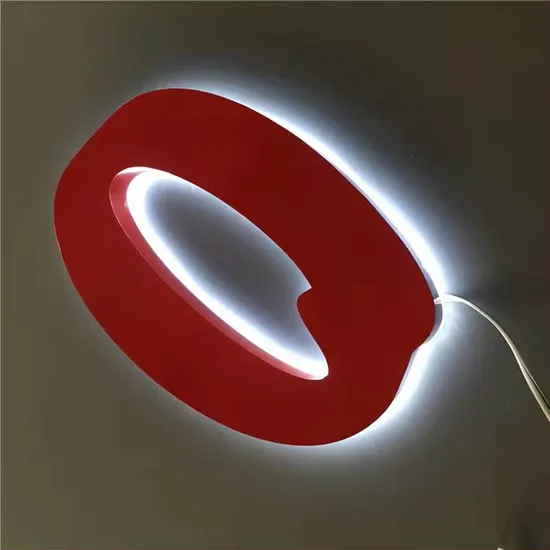 Factory Outlet Backlit 3D LED Letter Light Logo Sign Storefront Signage Custom