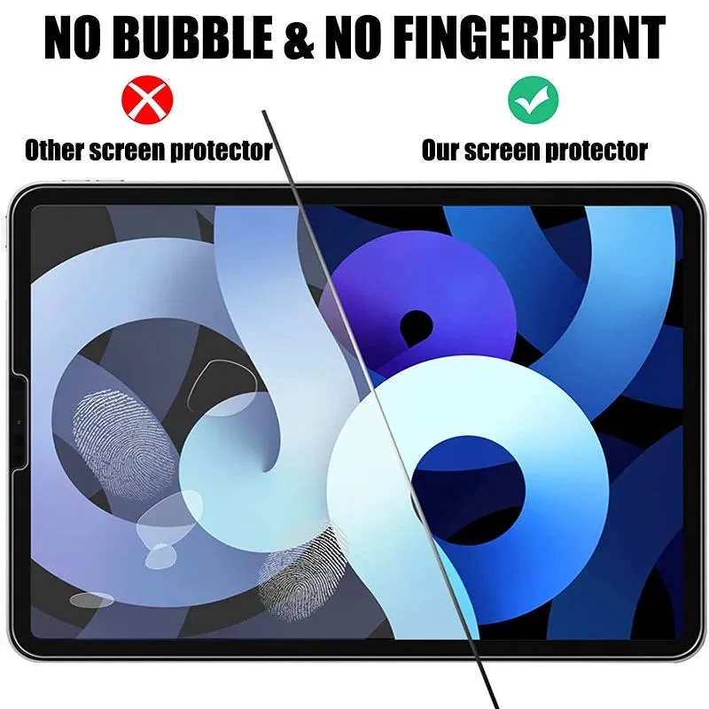 2.5D 9h Tempered Glass Anti-Scratch High Clear iPad Screen Protector for iPad Air 5 PRO 12.9 iPad7/8/9 Anti Fingerprint Film