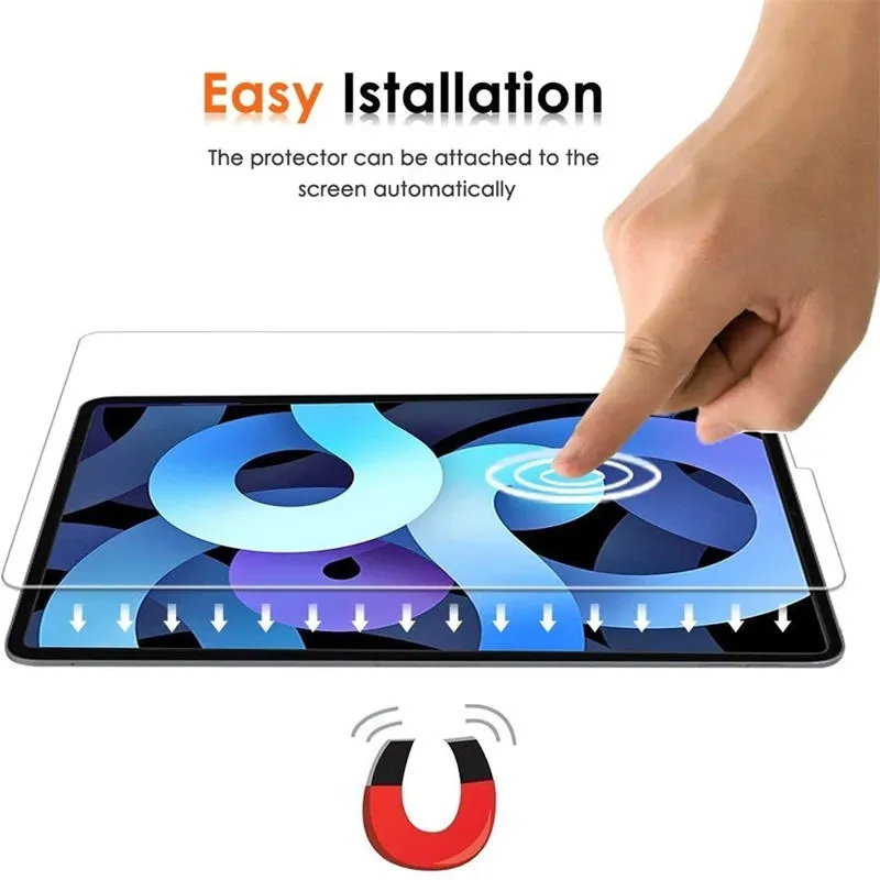 2.5D 9h Tempered Glass Anti-Scratch High Clear iPad Screen Protector for iPad Air 5 PRO 12.9 iPad7/8/9 Anti Fingerprint Film