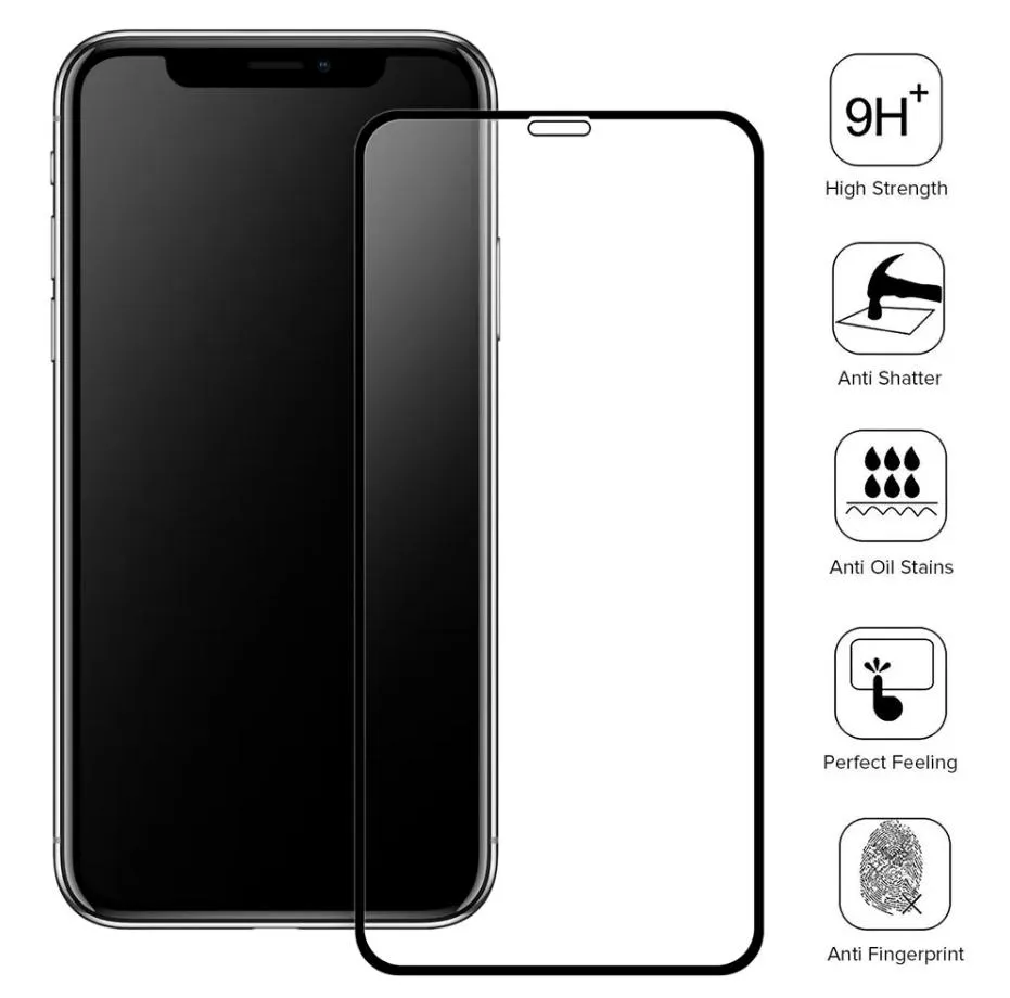 5 in 1 Screen Protector Full Cover Phone Case Suit for iPhone 13 14 PRO Max Tempered Glass Camera Lens Screen Protector