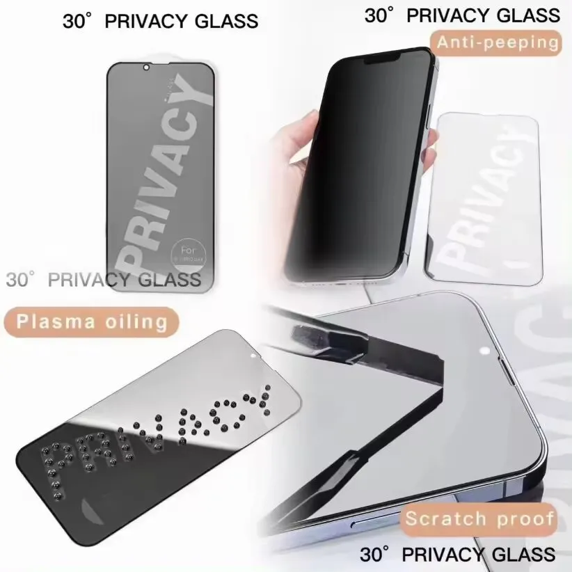 Privacy Screen Protector Anti Spy Mobile Phone Tempered Glass Big Model List