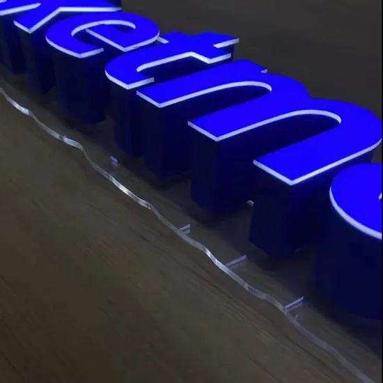 Illuminated Logo LED Letter Business Store Shop Sign Front Lit Signage