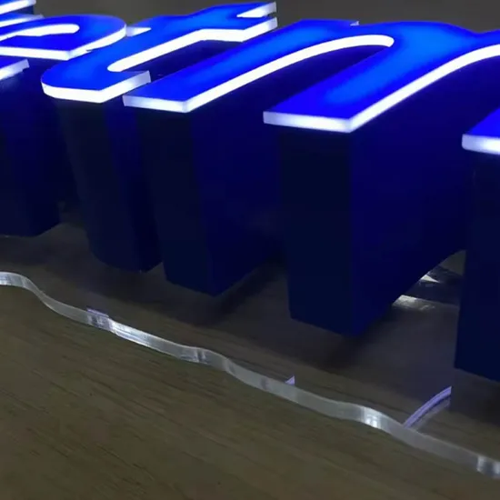 Illuminated Logo LED Letter Business Store Shop Sign Front Lit Signage