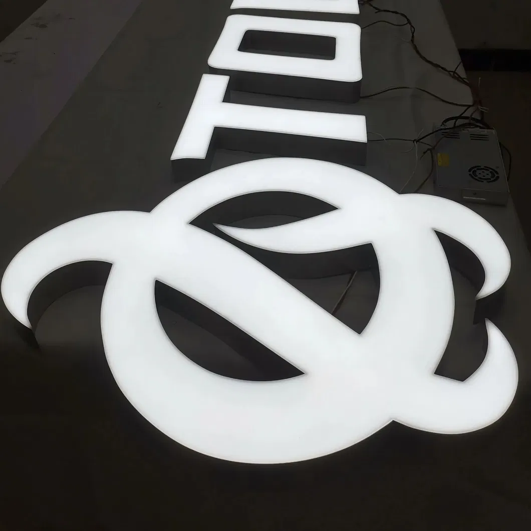 LED Illuminated Channel Letters 3D Acrylic Custom Letter Light Channel Sign 3D LED Letters Signs