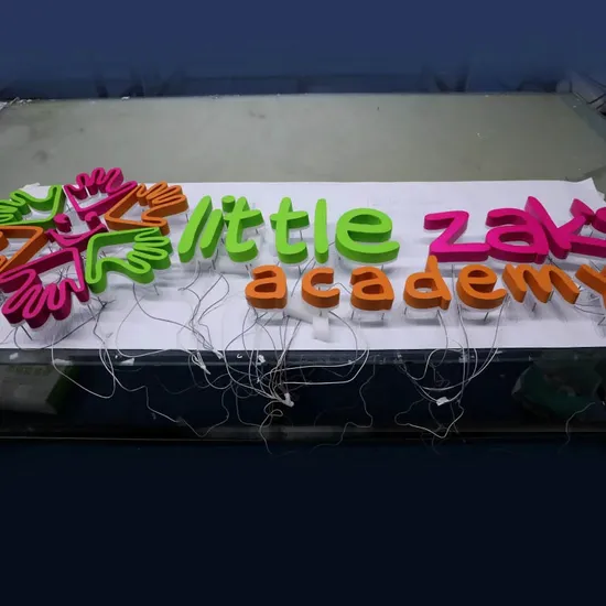 LED Advertising Light Letter Acrylic Halolit Signage