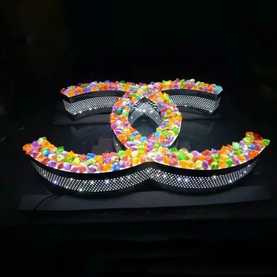 LED Channel Letter Sign 3D Metal Logo Customized Luminous Signage Shop Company Business Sign