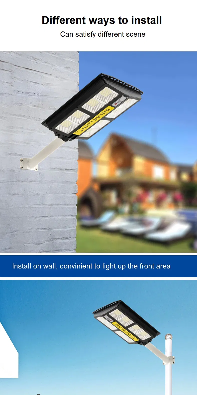 IP65 All in One Integrated LED Outdoor Solar Street Light