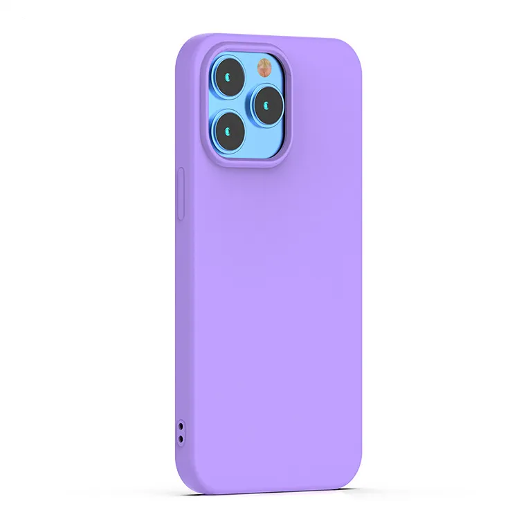 2.0mm Silicone TPU Mobile Phone Case for iPhone 15 14 13 7/8