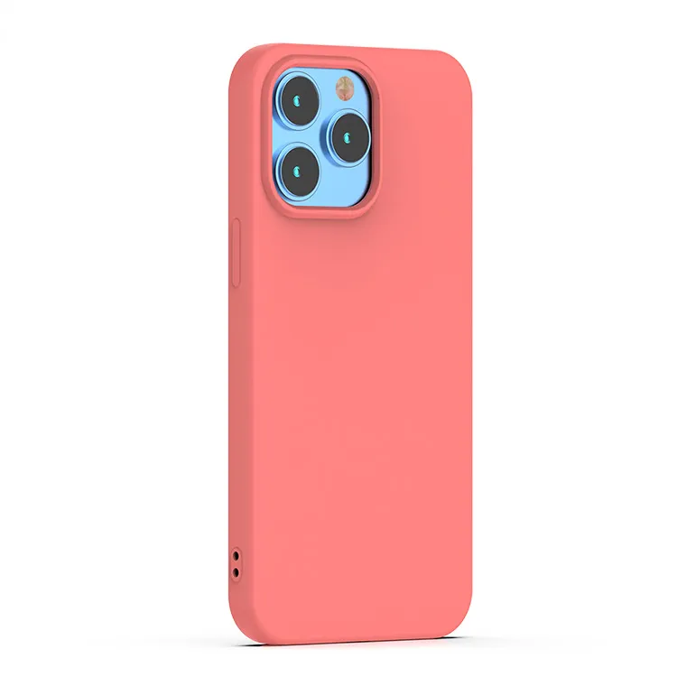 2.0mm Silicone TPU Mobile Phone Case for iPhone 15 14 13 7/8