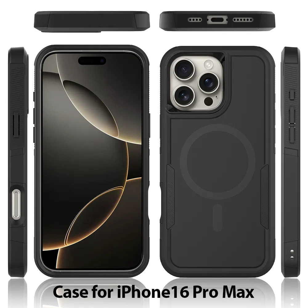 2 in 1 Armor Phone Case for iPhone 16 PRO Max 16PRO