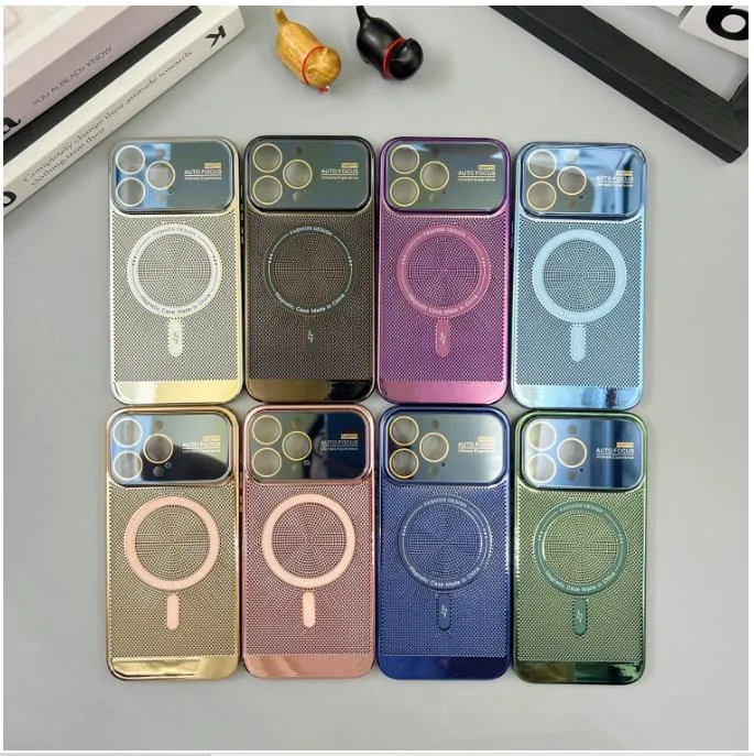 Big Window Magnetic Phone Case for iPhone 15 PRO Max 14PRO 13 12 Wireless Charge