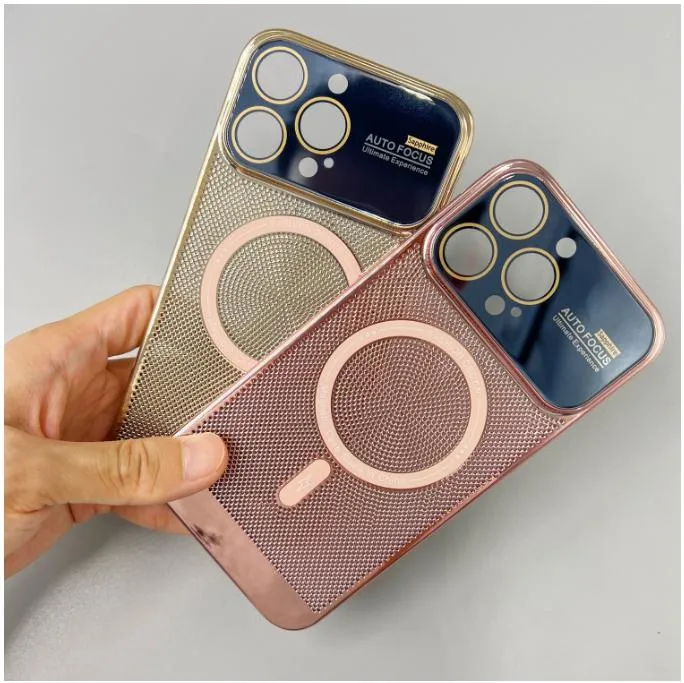 Big Window Magnetic Phone Case for iPhone 15 PRO Max 14PRO 13 12 Wireless Charge