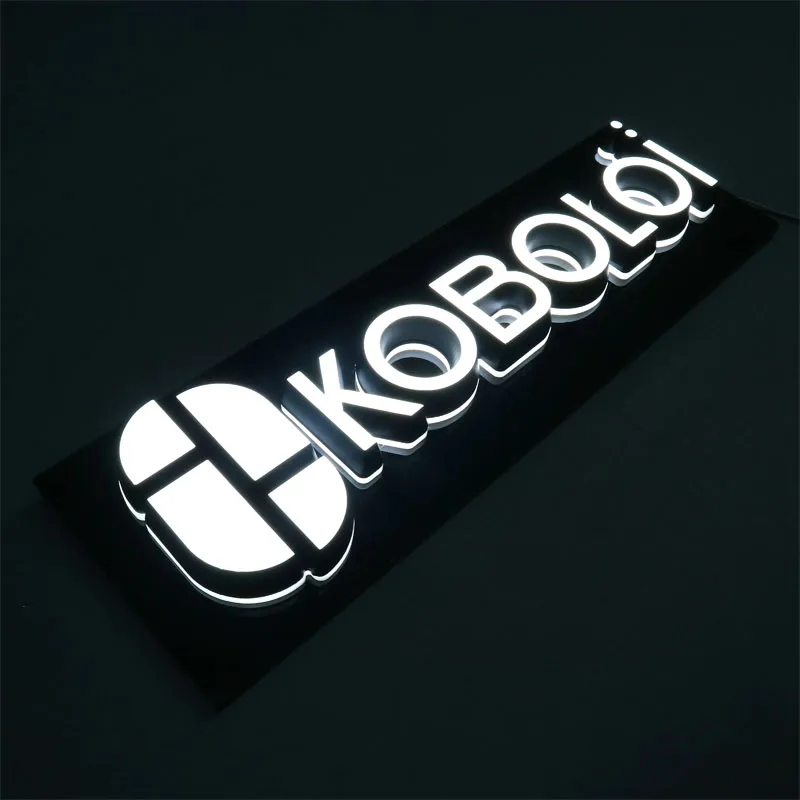 Outdoor Custom Office Sign Board 3D LED Letter Logo Signage Boards