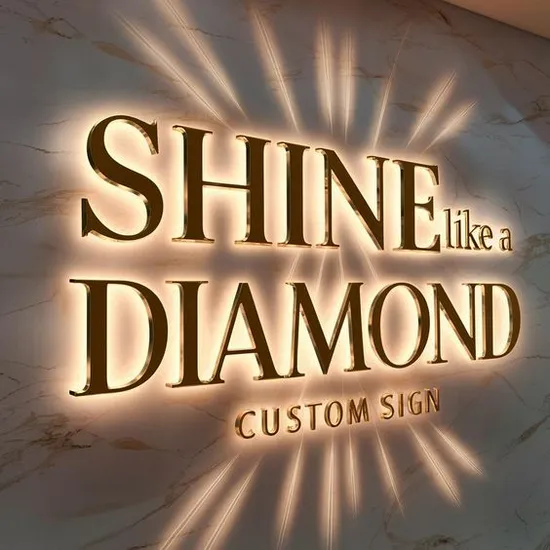 Outdoor Backlit Channel Letter Sign LED Letters 3D Custom LED Metal Logo Sign