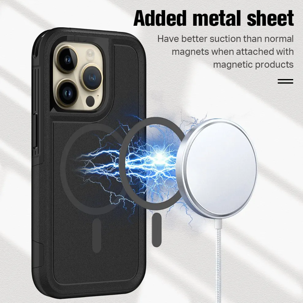 Bulk Price Magnetic Armor Mobile Phone Case for iPhone 14 PRO Max Magsafe Shockproof Covers