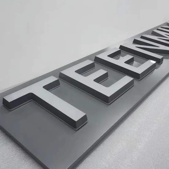 Outdoor Custom Made Channel Letters Business Board Logo Sign Acrylic Letter Sign Waterproof 3D Acrylic Letters