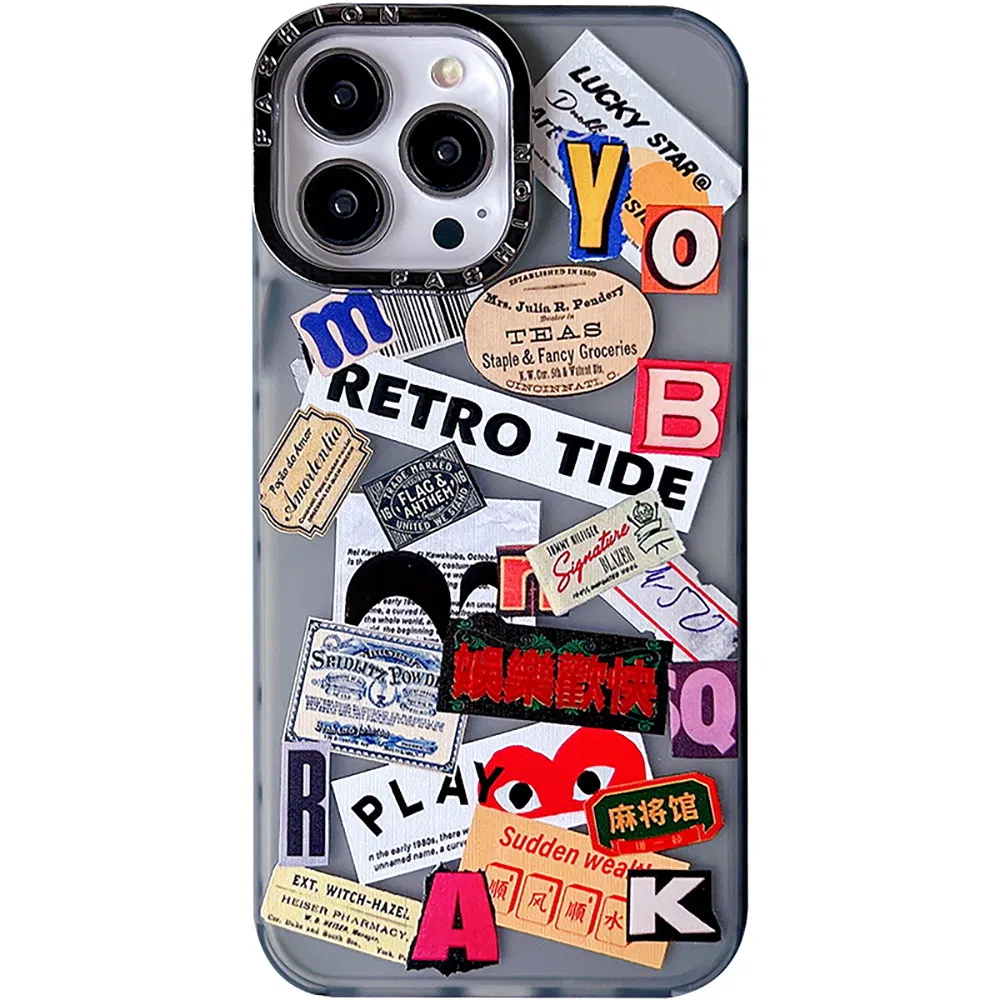 Custom Covers Graffiti Mobile Phone Case for iPhone 13 14 PRO Max