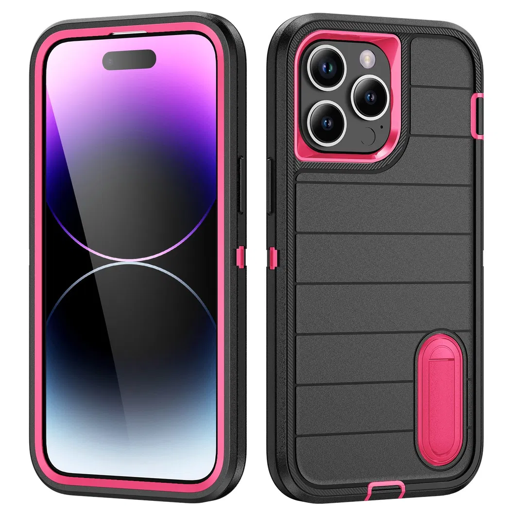 Defender Anti-Dust Heavy Duty 2-in-1 Armor Phone Case for iPhone 15 PRO Max Back Cover