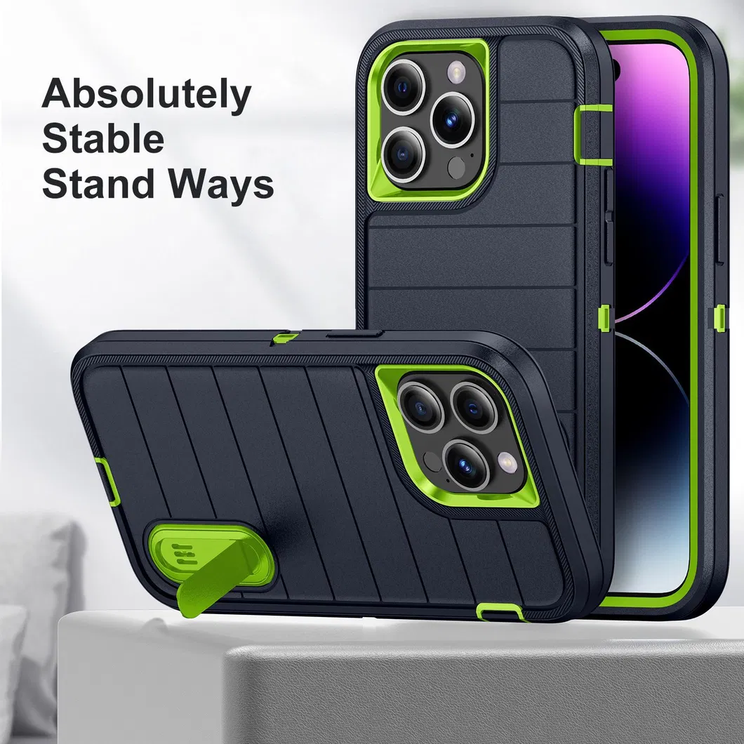 Defender Anti-Dust Heavy Duty 2-in-1 Armor Phone Case for iPhone 15 PRO Max Back Cover