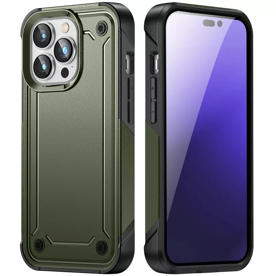 Defender Anti-Dust Heavy Duty 2-in-1 Armor Phone Case for iPhone 15 PRO Max Back Cover