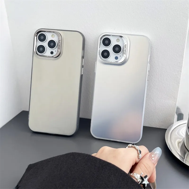 Dubble IMD Phone Case for iPhone 15 PRO Max Electroplating Lens Frame