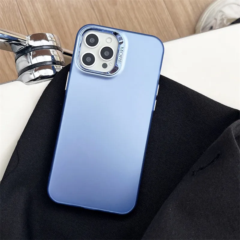 Dubble IMD Phone Case for iPhone 15 PRO Max Electroplating Lens Frame