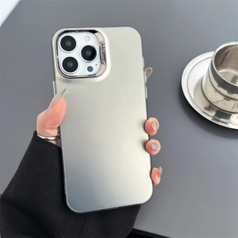 Dubble IMD Phone Case for iPhone 15 PRO Max Electroplating Lens Frame