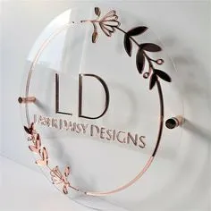 Round Business Shop Signs 3D Acrylic Logo Custom LED Channel Letters Metal Backlit Signs Store Outdoor Shop Signs