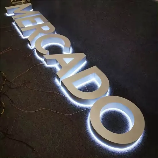 Store Front Backlit Acrylic Signage Illuminated Business Signs Lighting Wall Mounted LED Sign