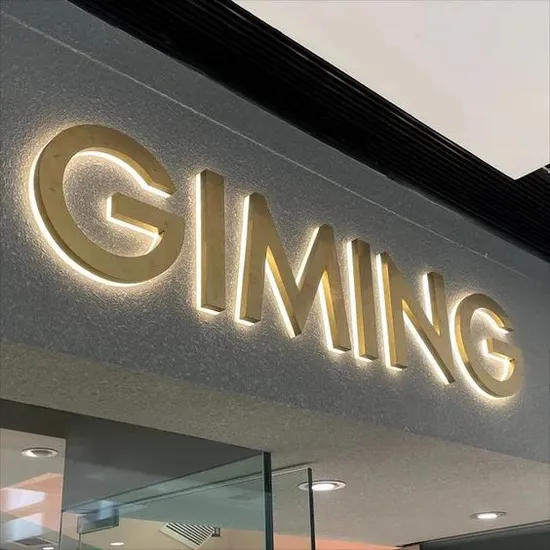 Storefront Backlit Acrylic Sign Outdoor 3D LED Illuminated Light Channel Letters Signs