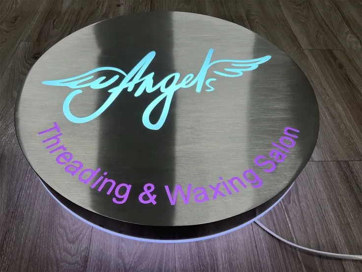 3D Business LED Light Box Sign Metal Wall Logo Sign Backlit Sign Advertising Business Sign