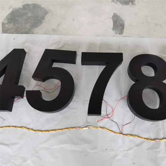 Wholesale Light up Letters Backlit House Number LED Signages Door Sign Custom