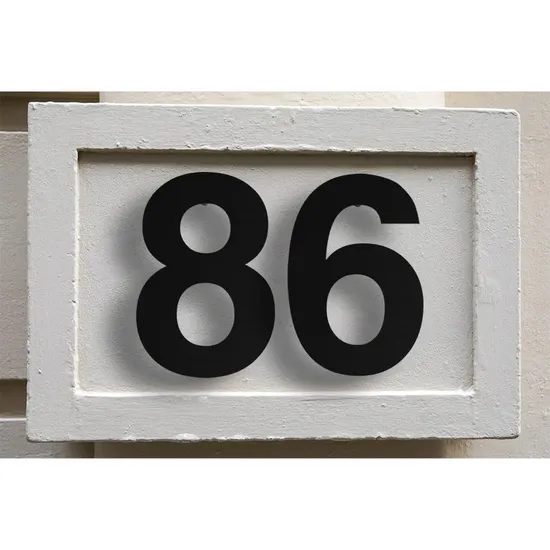 304 Stainless Steel Apartment House Number Metal Modern House Numbers for Outdoor Mailbox Yard Home Wall Door Sign