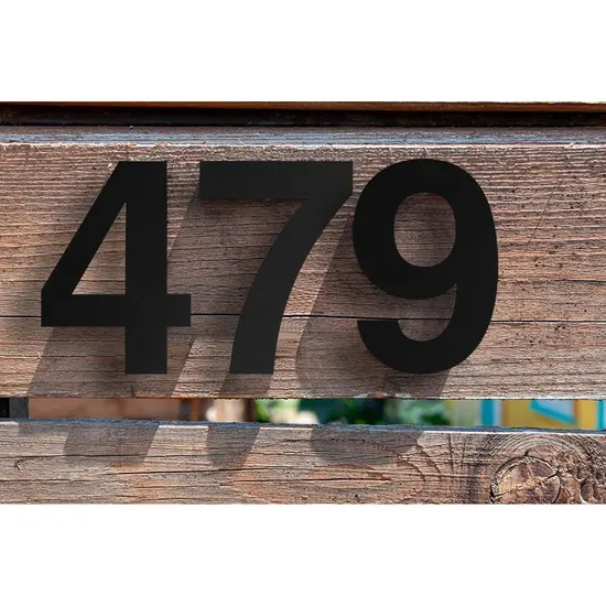 304 Stainless Steel Apartment House Number Metal Modern House Numbers for Outdoor Mailbox Yard Home Wall Door Sign