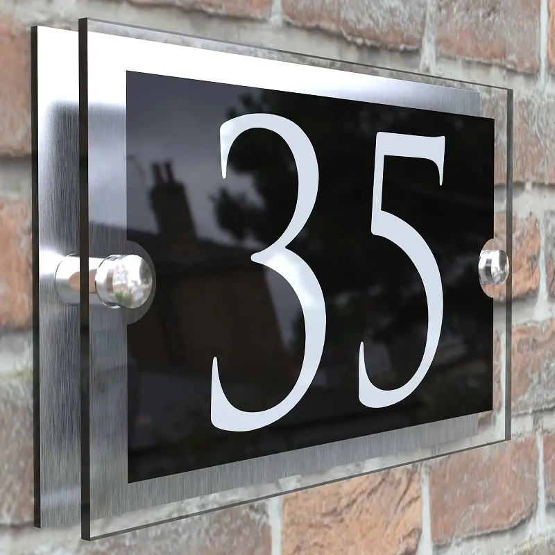 Acrylic Door Number Sign House Number Outdoor Letters Apartment Door Numbers