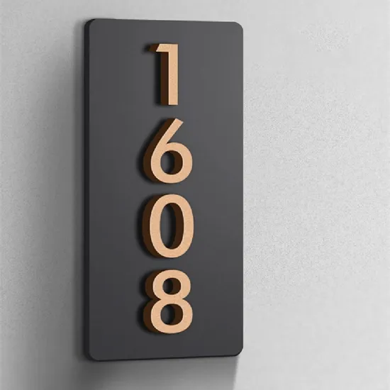 Acrylic Door Number Sign House Number Outdoor Letters Apartment Door Numbers