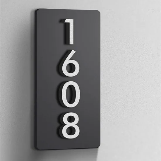 Acrylic Door Number Sign House Number Outdoor Letters Apartment Door Numbers