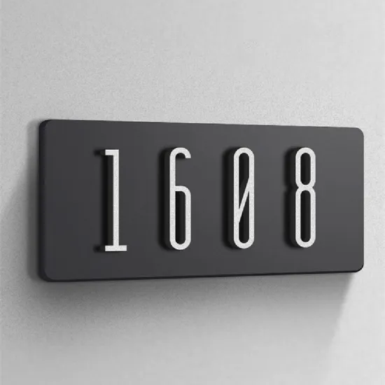 Acrylic Door Number Sign House Number Outdoor Letters Apartment Door Numbers