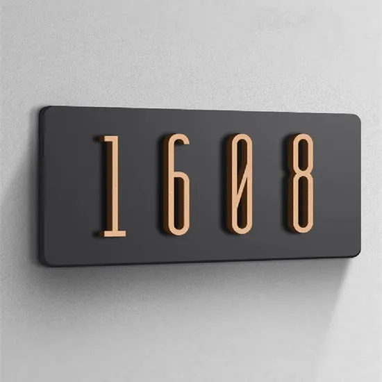 Acrylic Door Number Sign House Number Outdoor Letters Apartment Door Numbers