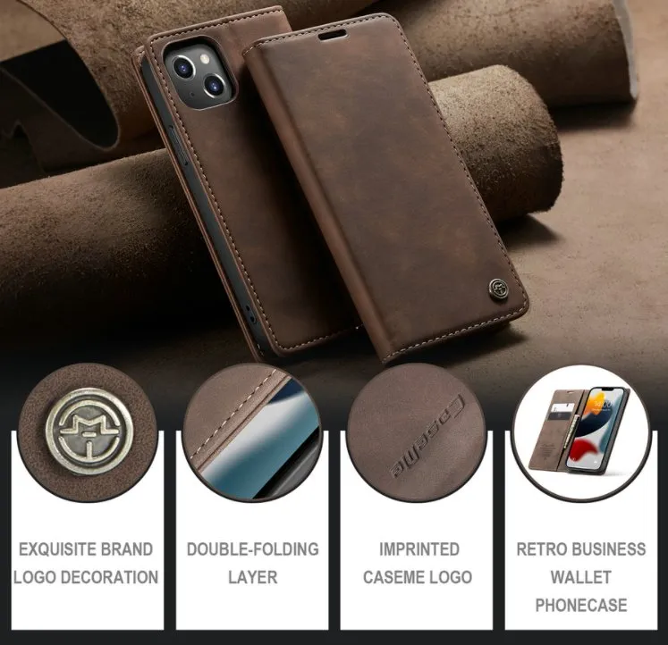 High Quality PU Leather Wallet Mobile Phone Case for Xiaomi Redmi Note 11 4G Note10 Kick Stand Retro Leather Case